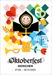 Oktoberfestplakat 2024 - Das neue Wiesnplakat ist da! (Bild RAW der LHM / Annika Mittelmeier)