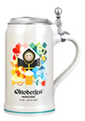 Offizieller Oktoberfestkrug 2024 mit Zinndeckel